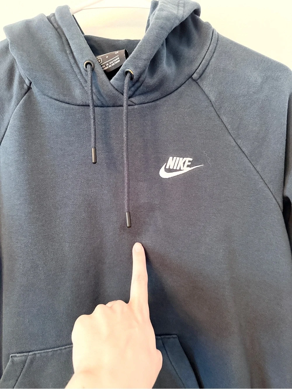 Nike Navy Blue Hoodie Size Small